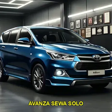 avanza sewa solo